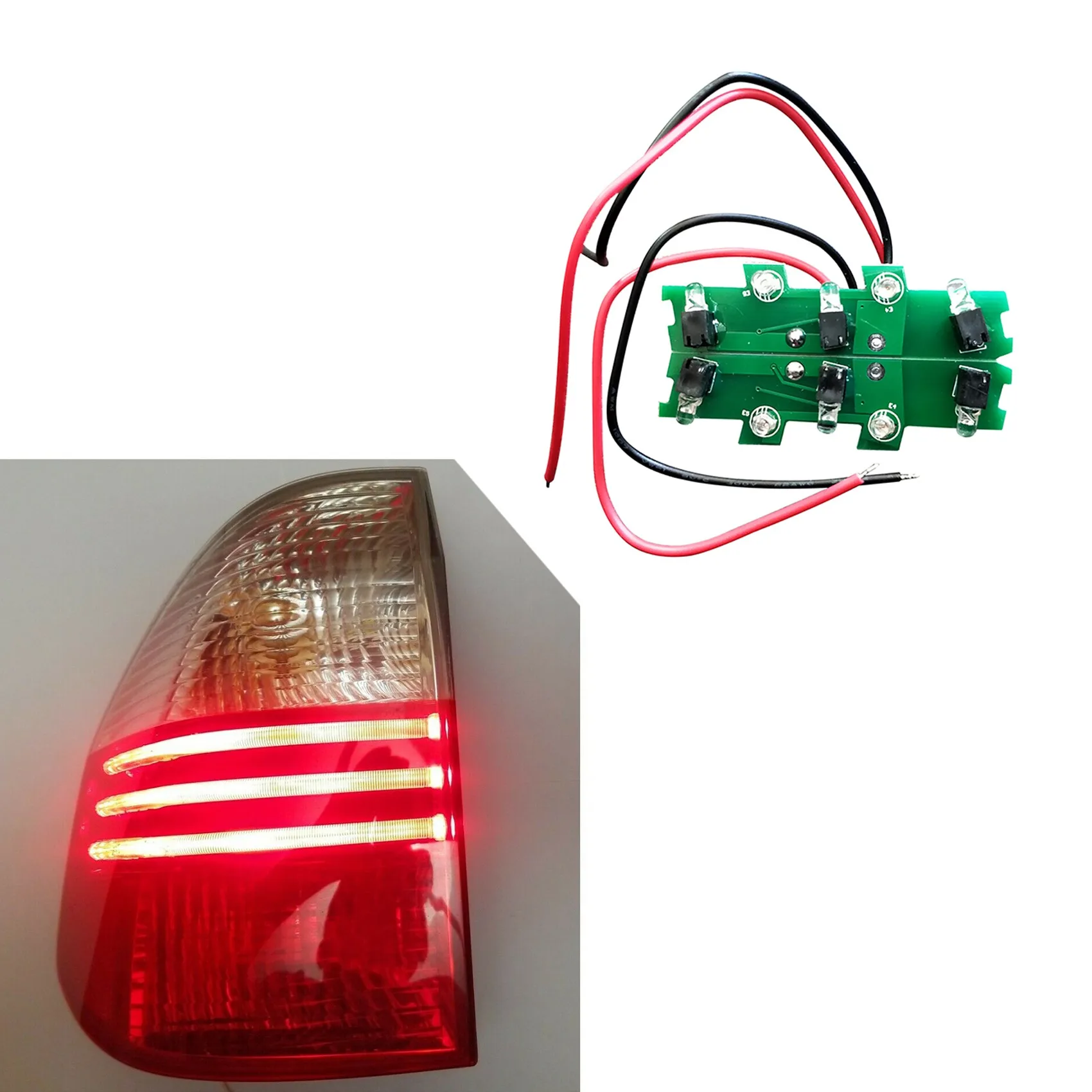 Lampu belakang LED, lampu belakang Kit perbaikan, lampu LED kanan dan kiri, lampu belakang pengganti, lampu ekor untuk BMW X3 2007-2010