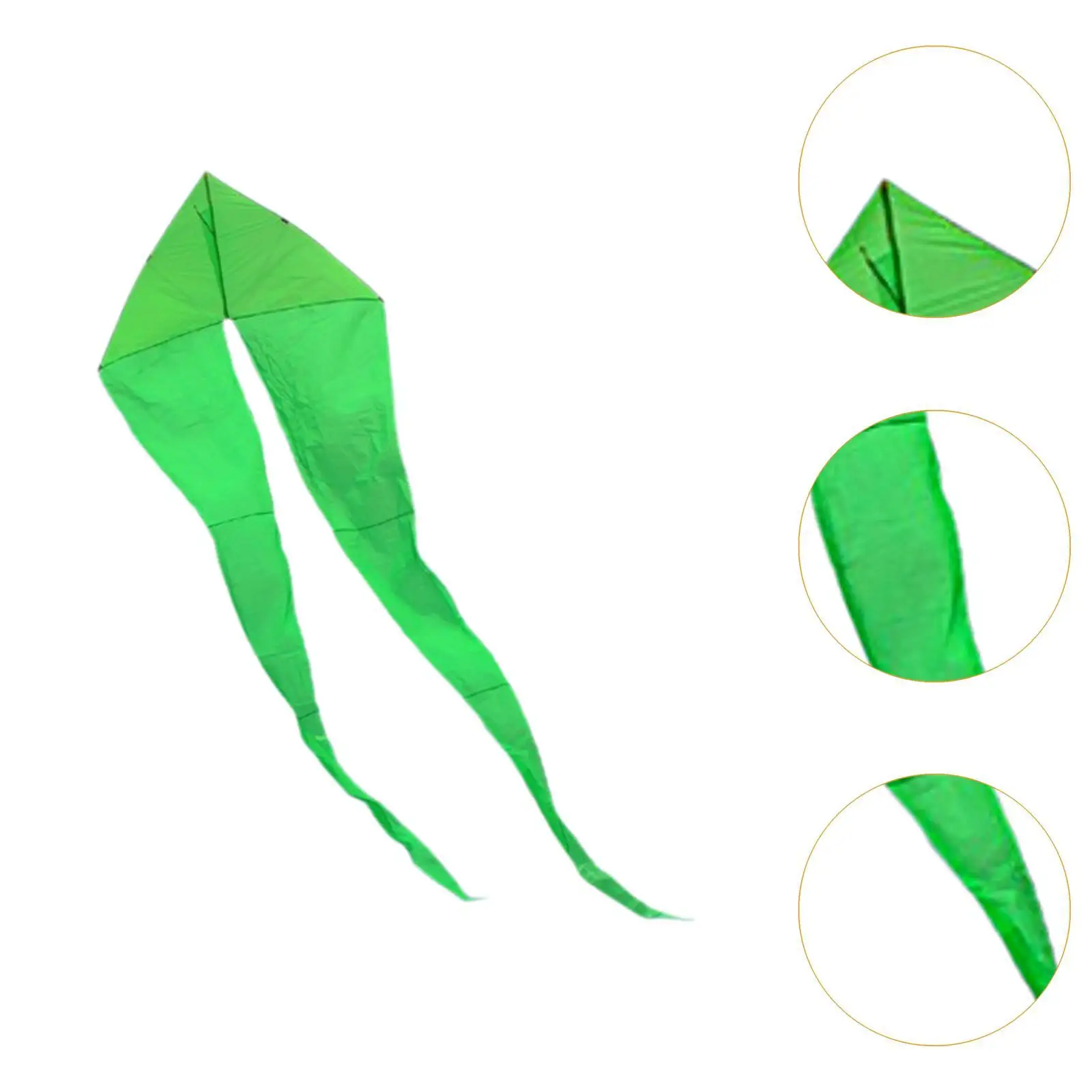 Cometa triangular con cola larga, juguetes al aire libre para parque de playa, patio trasero, niños