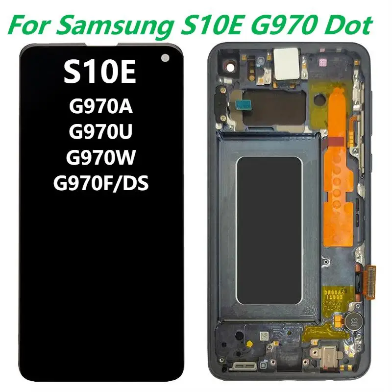 

AMOLED 5.8'' For Samsung S10E SM-G970 G970U SM-G970F/DS LCD Display With Frame Touch Screen Digitizer Replaceme Repair parts