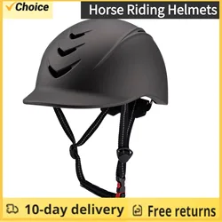 Equestrian Helmet Horse Riding Helmets for Women Men Youth Horseback Riding Helmet Light for Road Skateboard Electric Bicycle