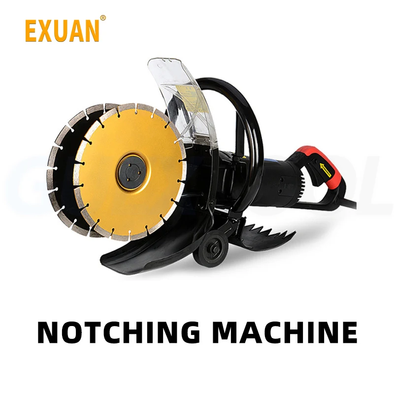 

Double Saw Blade Dust-Free Slotting Machine Wall Cutting Machine Door Opening Red Brick Light Brick Concrete Cutting Machine220V