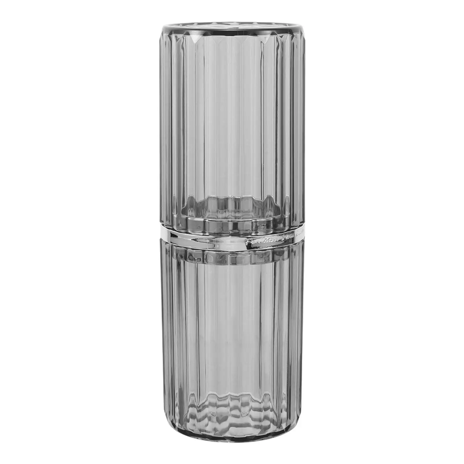 

Toothbrush Travel Grey Toothbrush Container For Travel Box Portable Tooth Container for Toothpaste Cup Storage Modern Organizer