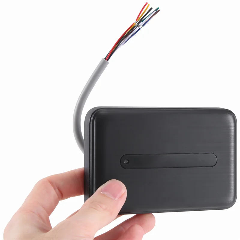 

-RRKK 1 шт. считыватель карт контроля доступа RFID-считыватель IP68 водонепроницаемый черный двухчастотный 125 кГц + 13,56 МГц для контроля доступа Sys