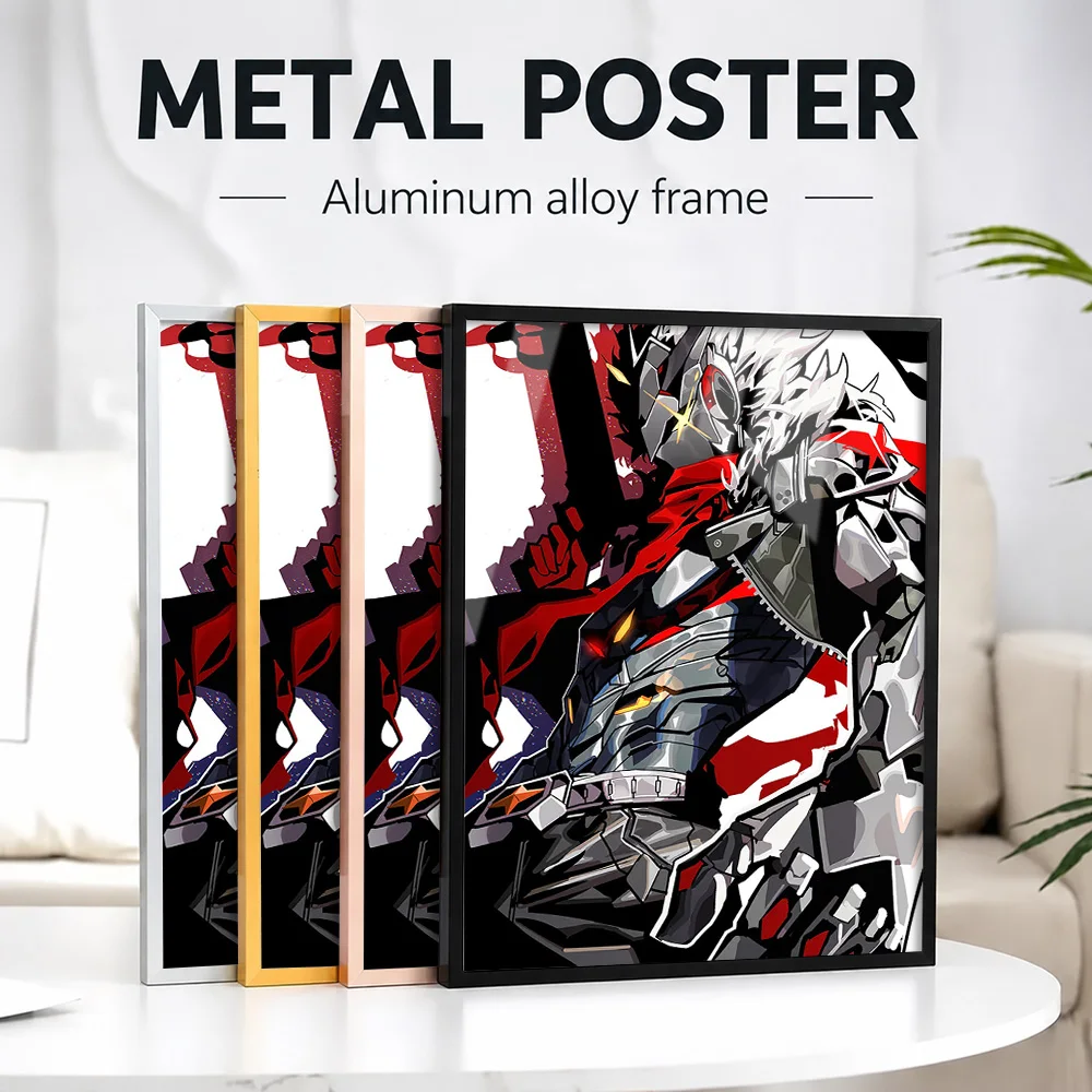 Zenless Zone Zero Starlight Billy Framed Metal Poster Personalized Photo Gothic Adventure Style Wall Art For Bedroom And Study