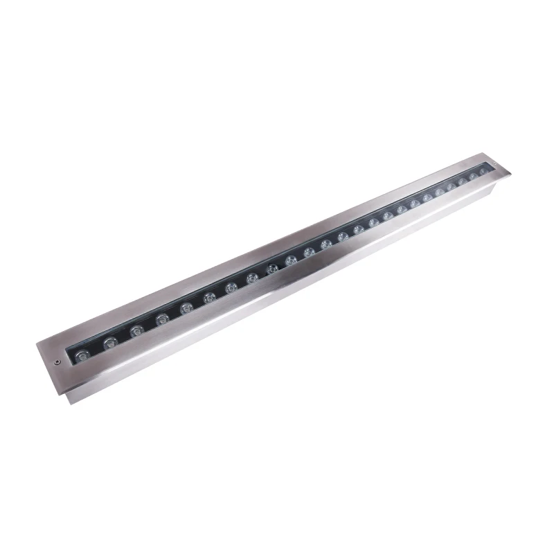 Stainless Steel IP68 24W Waterproof Outdoor Garden Landscape Inground LED Linear Underground Light