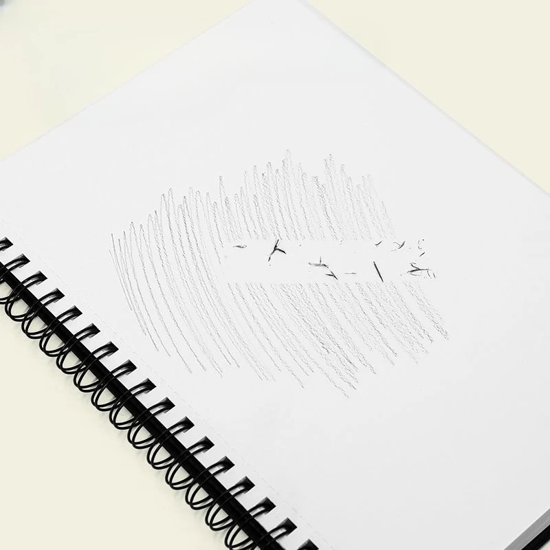 A4 A3 Black Card Sketchbook Hardcover 50 Sheets Art Drawing Book Gift