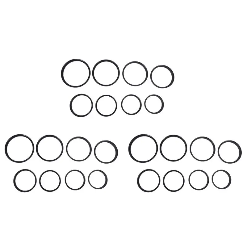 FULL-24 Pieces Step-Up Adapter Ring Set,Includes 49-52Mm, 52-55Mm, 55-58Mm, 58-62Mm, 62-67Mm, 67-72Mm, 72-77Mm, 77-82Mm-Black