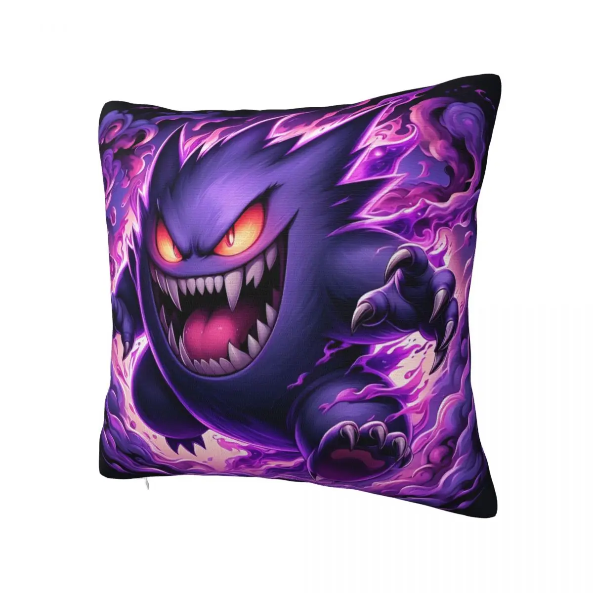 Gengar Starry Sky Pokmon Pillow Case Morden Pillow Cover Polyester Cushion Cover Pillowcases For Office Car Home Decorative