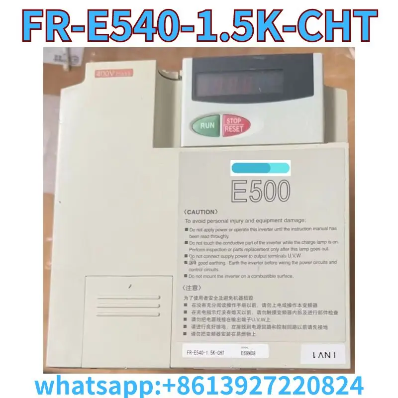 

Used Frequency converter FR-E540-1.5K-CHT test OK Fast Shipping