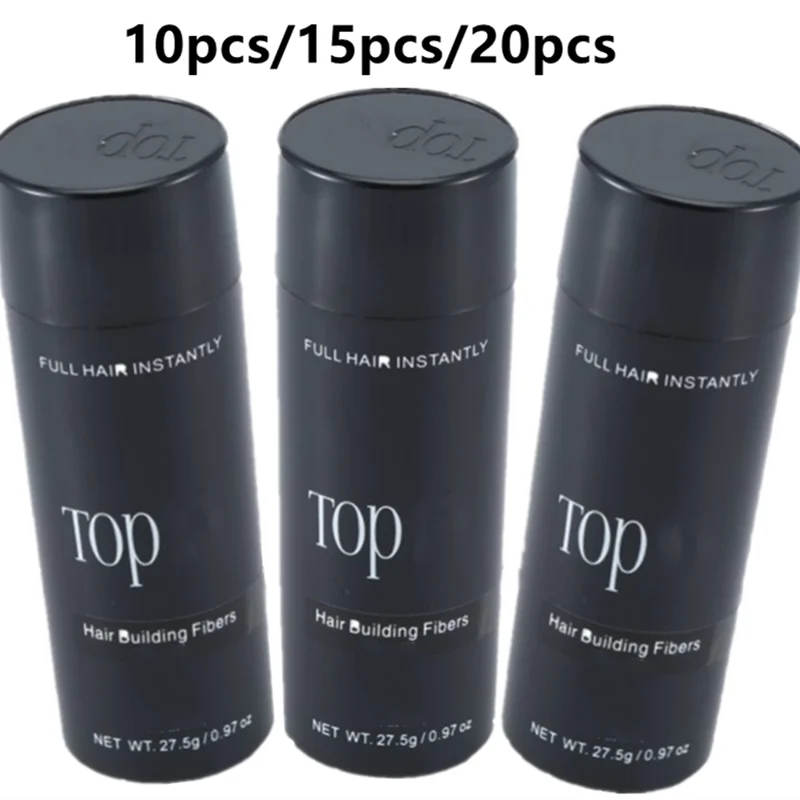 

27.5g hair fiber powder Natural Keratin Hair Building Fibers Hair 9 Color Instantly Hair Styling Fiber Coloring Powder Spray