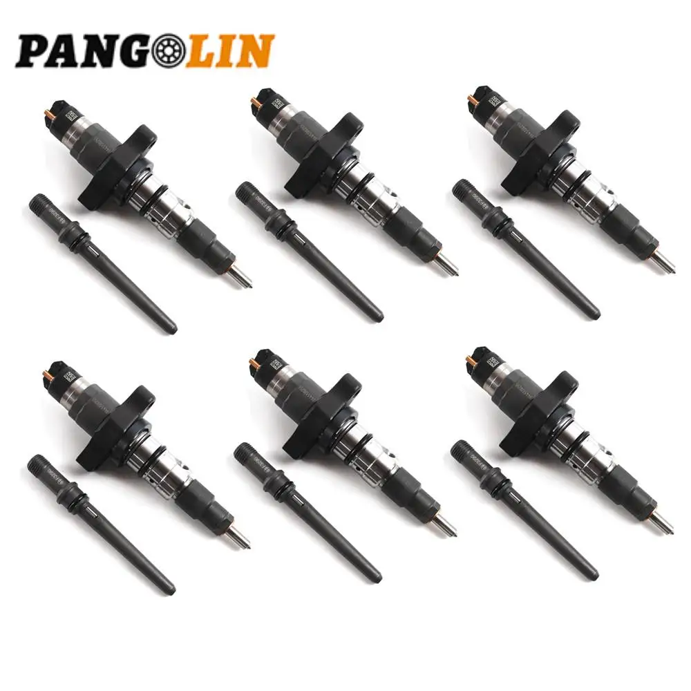 

6 шт. дизельный топливный инжектор 0986435503 для 2003-2004 Dodge Ram Cummins 5,9 л двигатель автомобильный экскаватор аксессуары замена детали