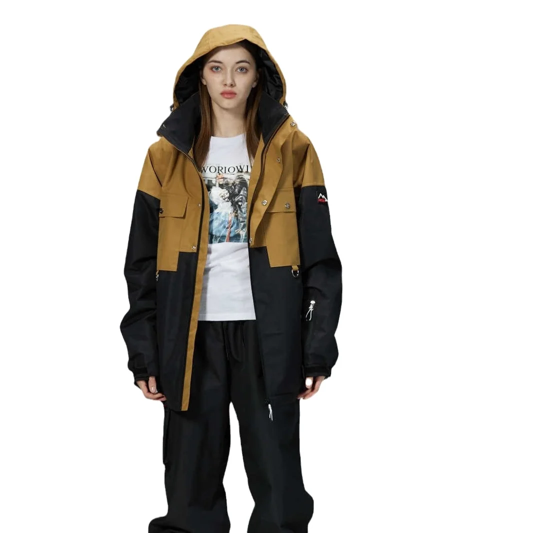 

High Quality Unisex Ski Suit Breathable Waterproof Windproof Snow Clothing Winter One Piece Snow Suit For Skiing