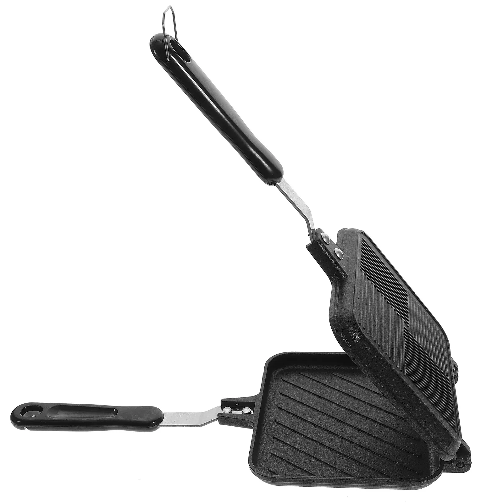 

Sandwich Press Double Sided Frying Pan Detachable Nonstick Aluminum Grill Maker for Breakfast Sandwich Waffle Dessert Steak Egg
