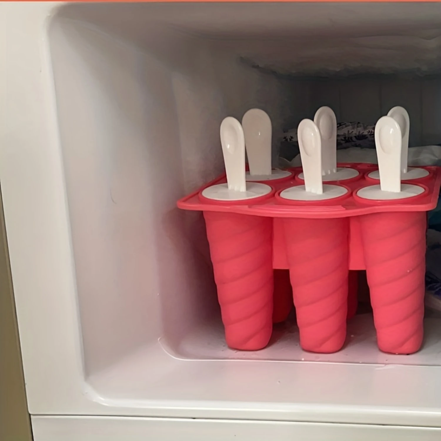 Спиральная силиконовая форма для мороженого с 6 отверстиями — легкая машина для мороженого «сделай сам» с результатами качества в ресторане — идеально подходит для летнего пляжного отдыха