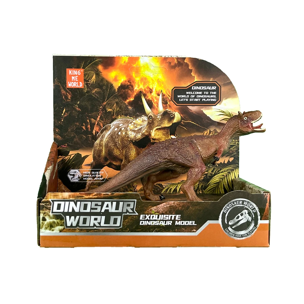 Nowy jurajski carnotaurus Jurassic Park Movie Statyczny model Dekoracja zwierzęca Zbieraj Halloween Boże Narodzenie Prezent urodzinowy KidsToy