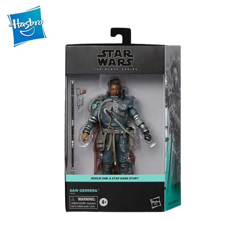 

Hasbro Star Wars The Black Series 6 Inch Figure Box Art Deluxe - Saw Gerrera Action Figure Model Gift Toy Collection for Kids