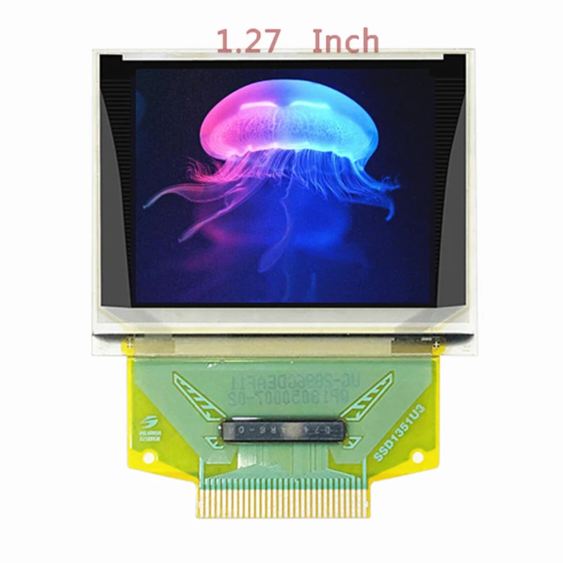 Полноцветный OLED-экран SSD1351 1,27 GDAA 30P, 2896 дюйма, драйвер SSD351U 128*96, последовательный дисплей SSD1351U3 для часов Полноцветный OLED-экран SSD1351 1,27 GDAA 30P, 2896 дюйма, драйвер SSD351U 128*96, последовательный дисплей SSD1351U3 для часов