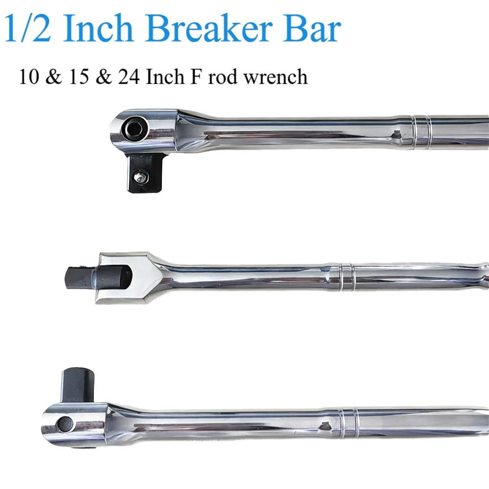 

1/2 Inch Breaker Bar ,Long Force Bar, Activity Head, Strong Lever, Steering Handle Repair Tool For Autorepair