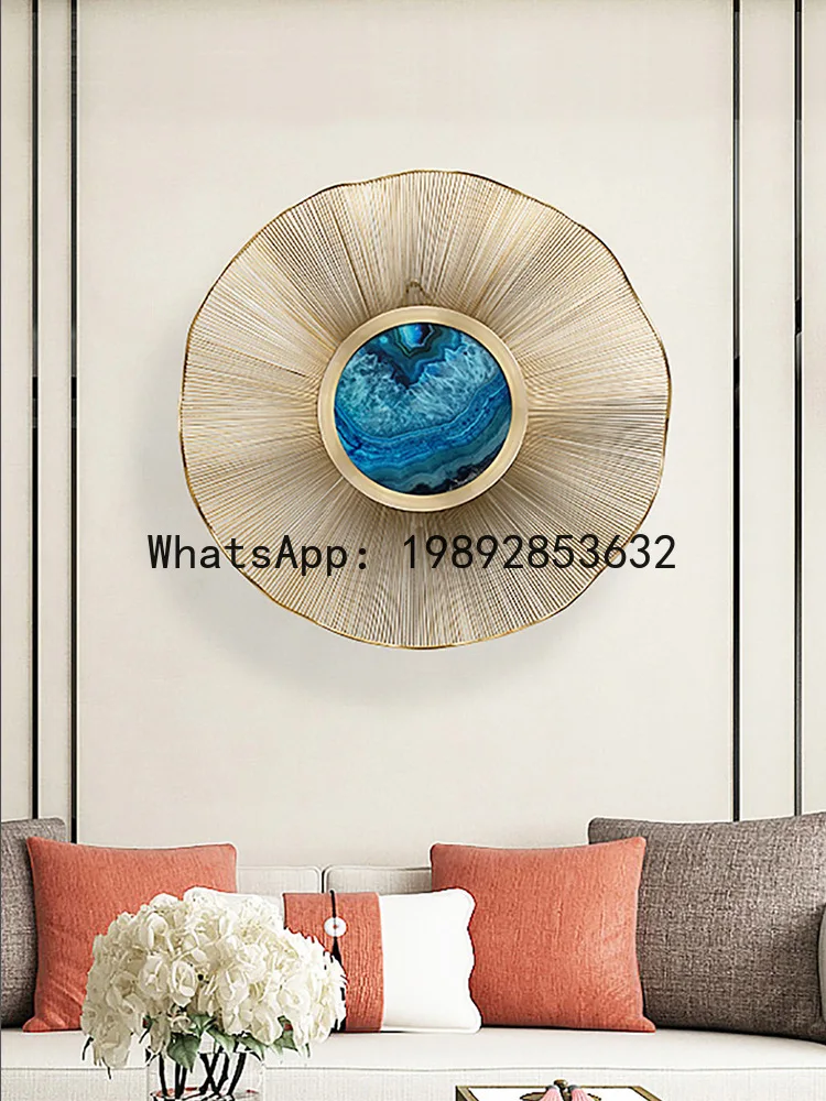 LYY light luxury sun flower wall decoration pendant living room wall hanging sofa TV background wall  hanging