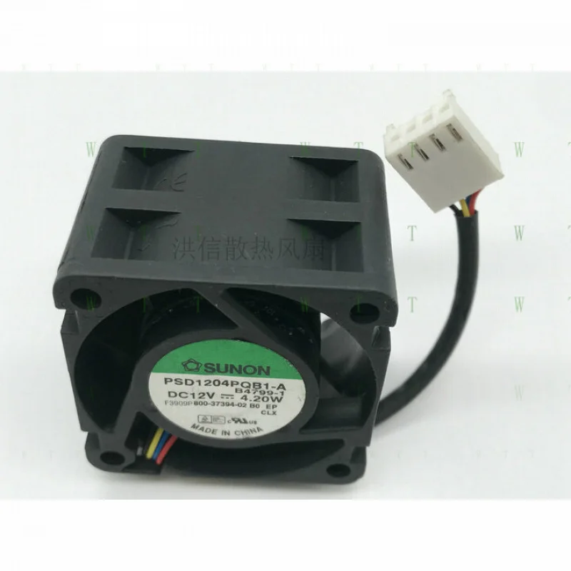 H 1 PCS   for  SUNON  Fan  PSD1204PQB1-A  DC 12V 4.20W 4CM 4028 4 PIN