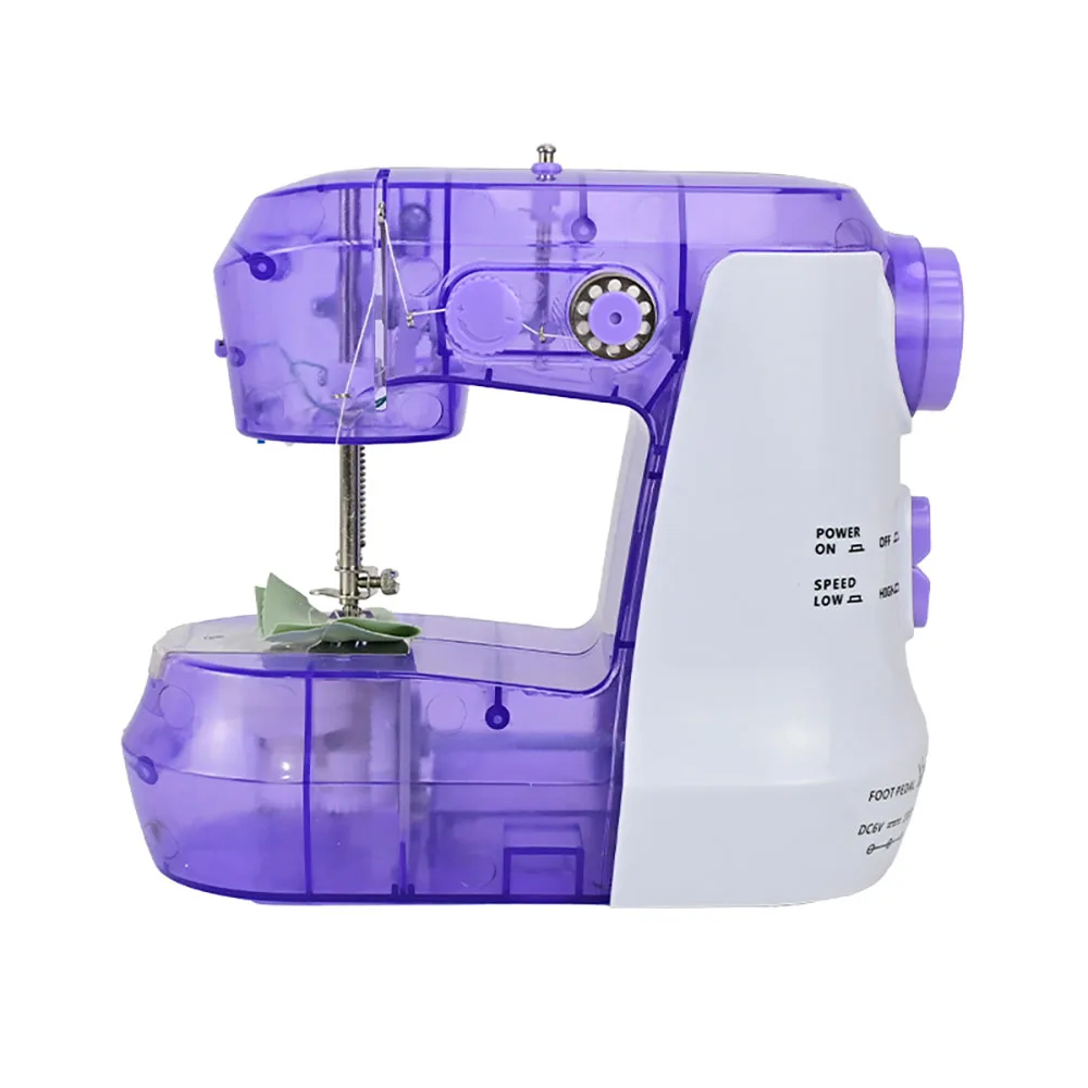 Portable Electric Sewing Machines Household Sewing Machine with Light and Speed Control for Beginner DIY Home Sewing Accessories