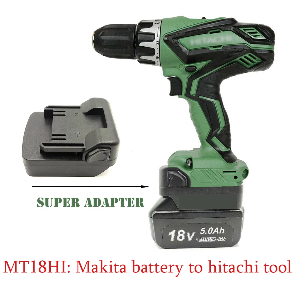 Adaptador para Hitachi 18V Hikoki 18V herramienta batería convertir para makita para Dewalt para mikwaukee para bosch 18v /20V herramienta uso de