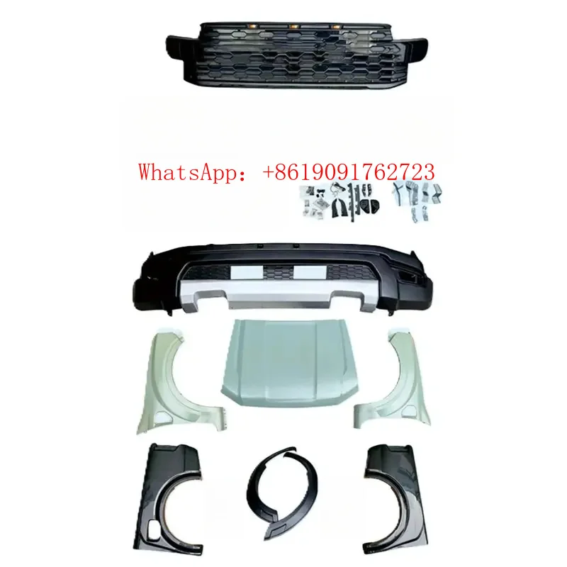 

Новейший модифицированный комплект внешних аксессуаров для пикапа: бампер и обвес для Ranger T6 T7 T8 2012-2021, обновление до стиля Raptor 2022+