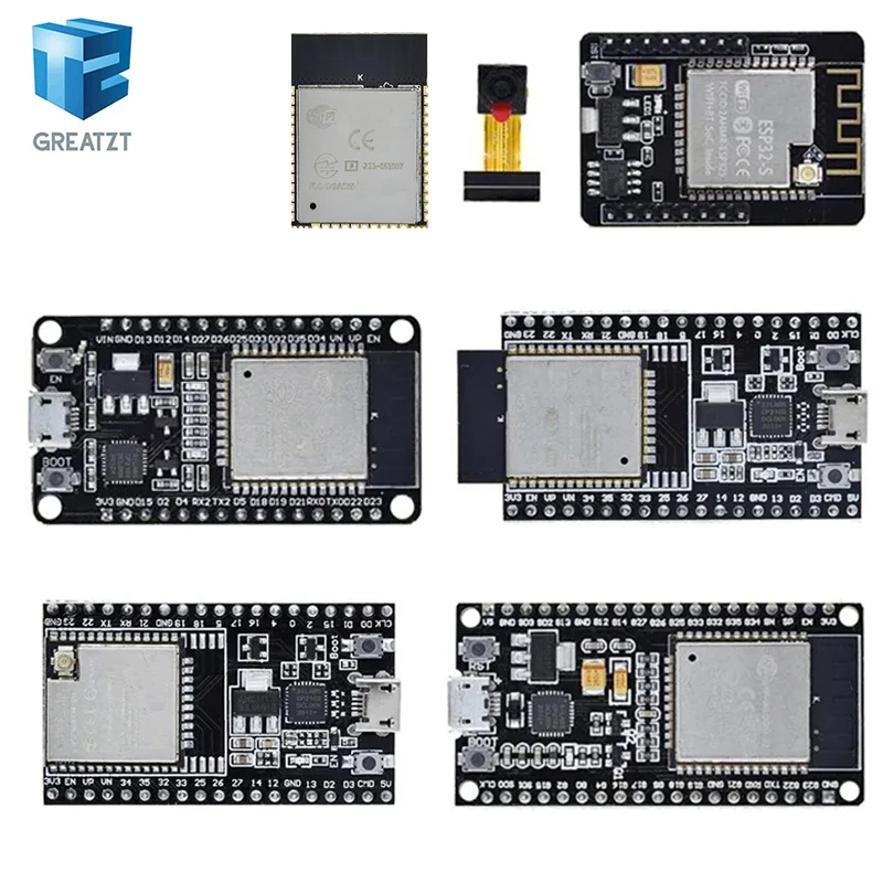 ESP-32S ESP-32 ESP32 ESP-32 Bluetooth and WIFI Dual Core CPU with Low Power Consumption MCU ESP32-CAM OV2640/3660 Camera Module