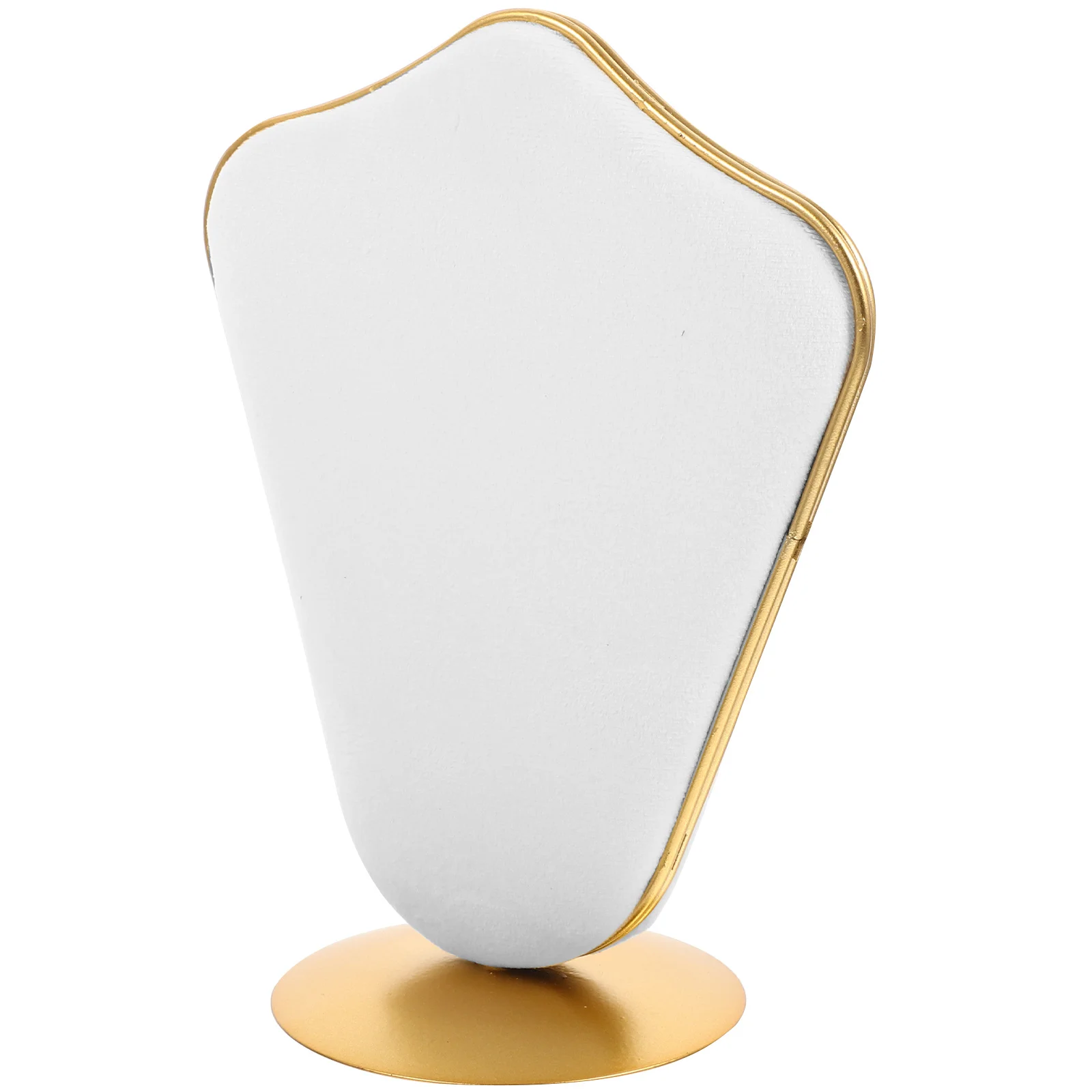 

Flannelette Earrings Storage Rack Soft Fabric Desktop Necklace Organizer Stand Jewelry Holder Display Shelf Necklace Organizer