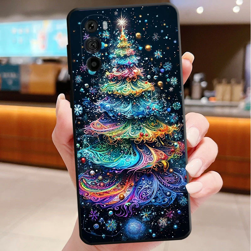 

Phone Case For Motorola Edge 50 40 Pro 60 50 40 30 Ultra Neo Fusion Moto G Play G Stylus G Power G Christmas Tree Light