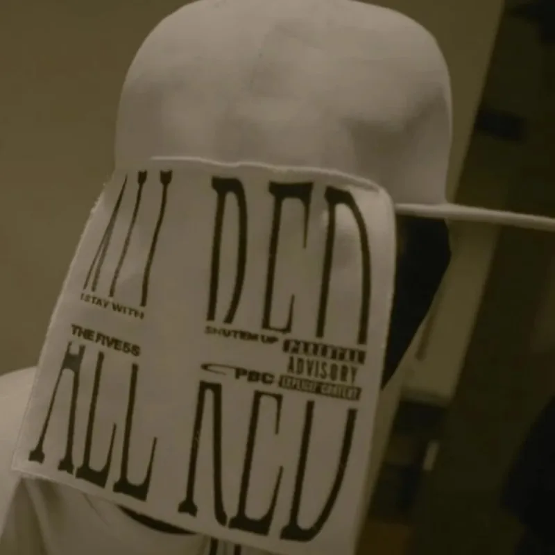 2025 Playboi Carti ALL RED álbum edição limitada boné periférico boné pontiagudo MZ215