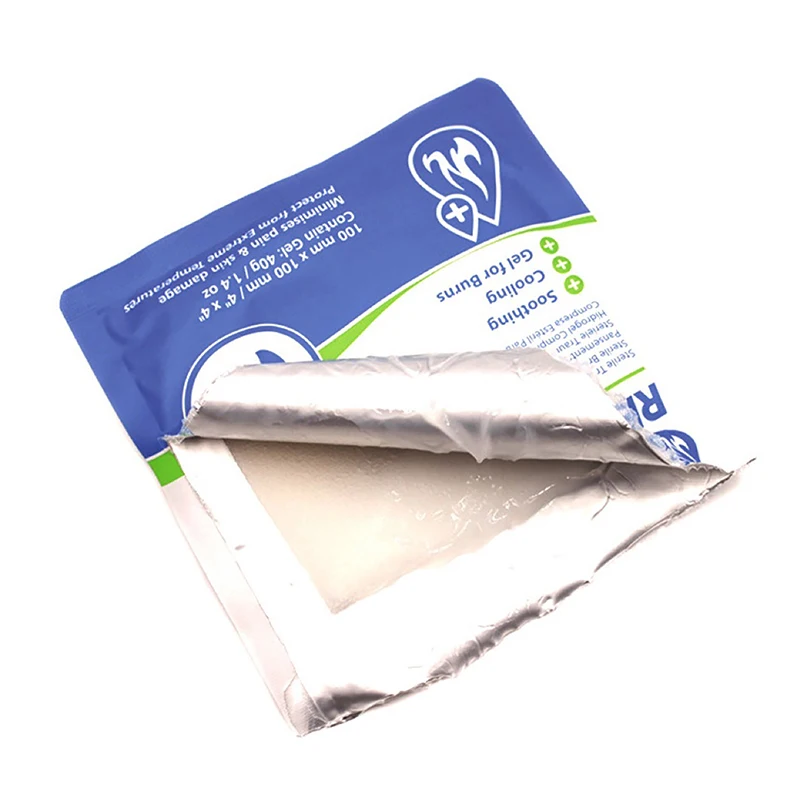 Bandage Patch para Burncare Wound Care Kit de primeiros socorros Aliviar a emergência Hidrogel médico Queimar gel Molho de gel