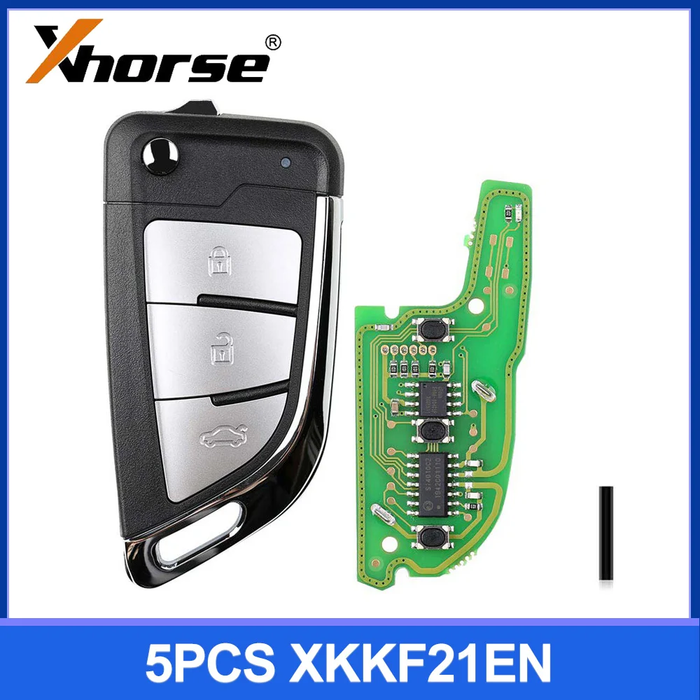 5pcs/lot XHORSE XKKF21EN VVDI KNIFE 2 Style(Flip-3BTN) Remote Key for VVDI VVDI2 Key Tool English Version