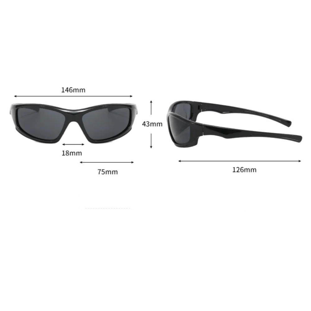 Fashion Outdoor Cycling Glasses UV Protection Sports Sunglasses for Men Anti-Glare Coating Eyewear Male Women Goggles