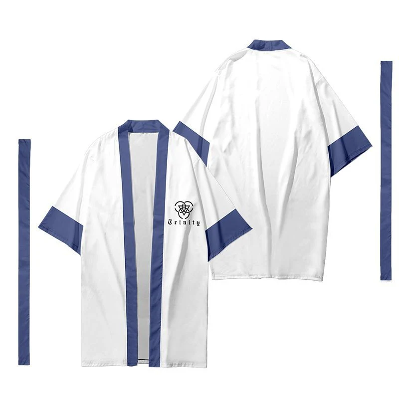 

Anime Blue Archive Iochi Mari Cardigan Harajuku Long Style Kimono Women Men Japanese Street Samurai Cosplay Yukata Tops Oversize