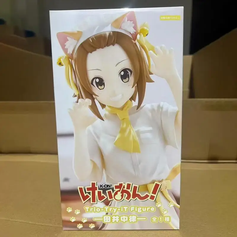 

[Genuine Original] In Stock Furyu K-On! Trio-Try-It Figure Tainaka Ritsu Anime Figure Model Collector Figurine Toys Doll Gift
