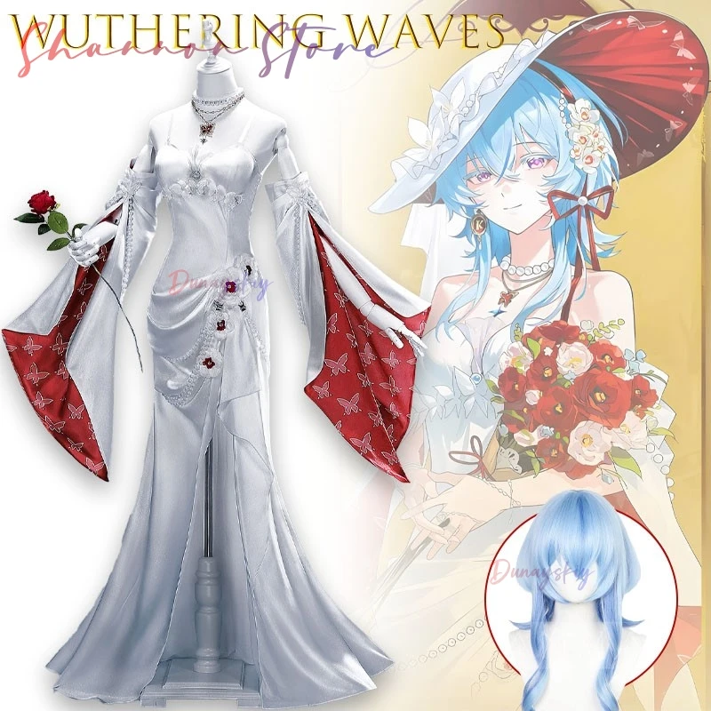 

‌‌‌‌‌‌wuthering Waves The Shorekeeper Keeper Cape Glow Cosplay 코스프레 Anime Character Roleplay Outfit Lolita Party Halloween