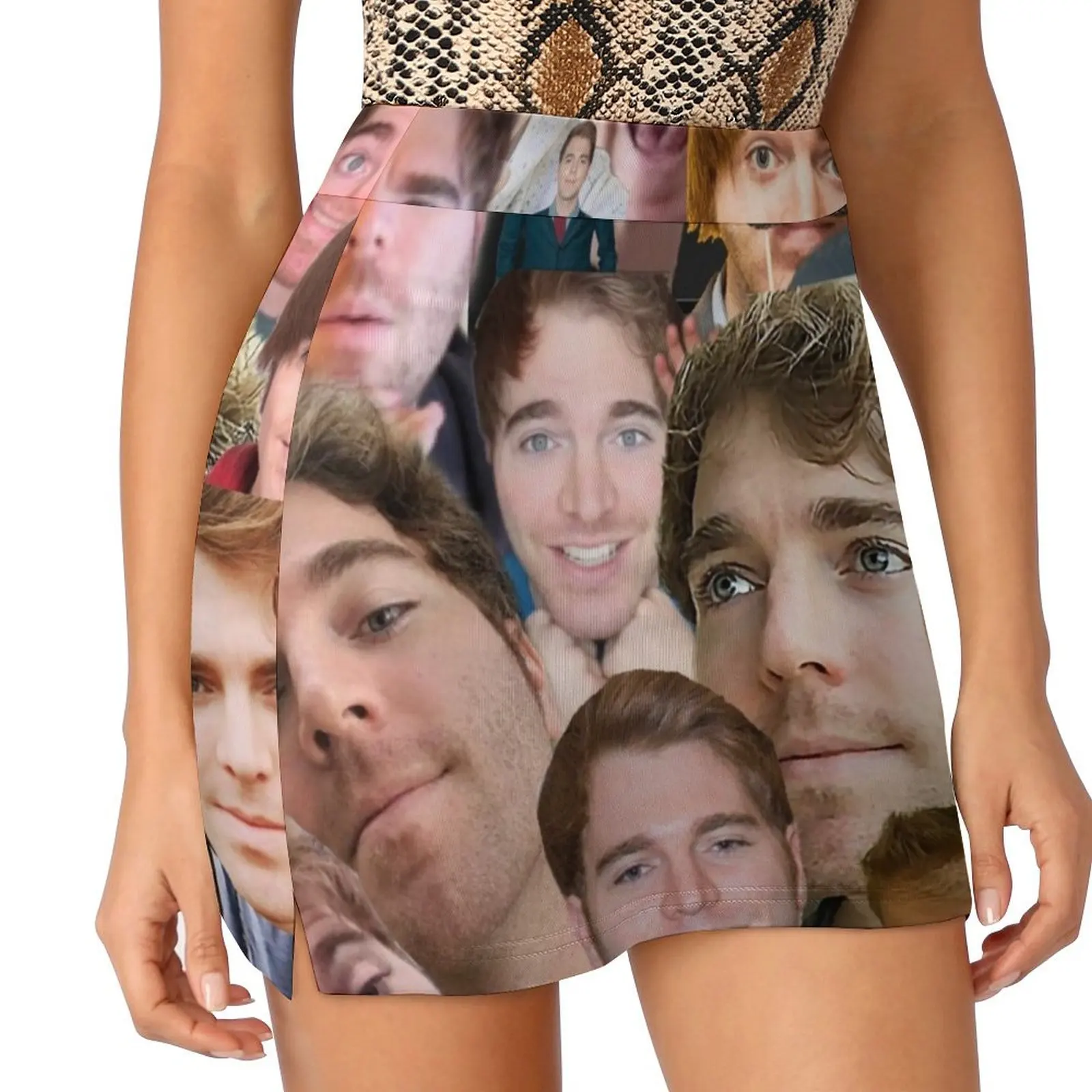 

Shane Dawson Collage Mini Skirt skorts for women womens skirts