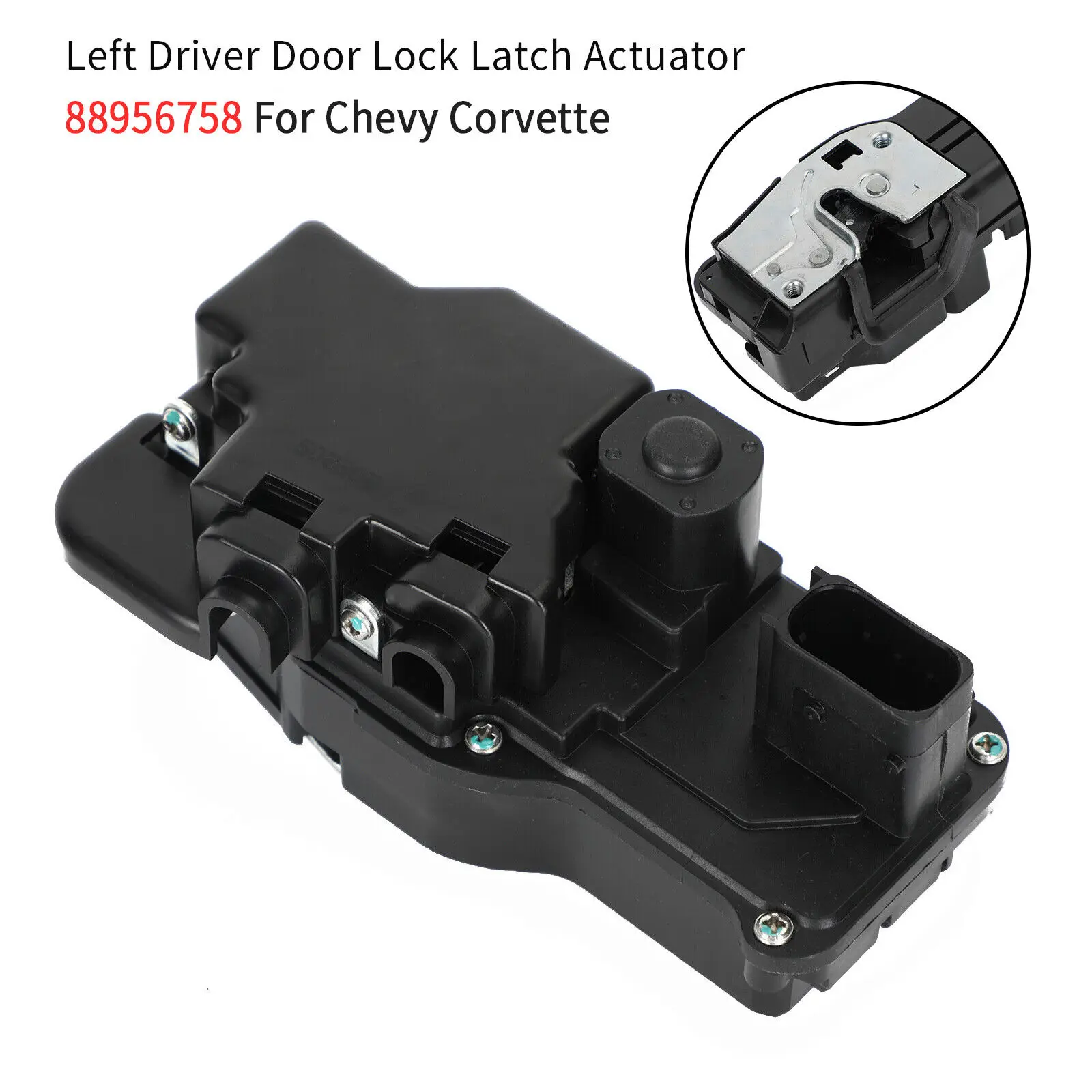 

Front Left Driver Side Door Lock Actuator Fit for Chevrolet Corvette 2005-2013 E5 88956758