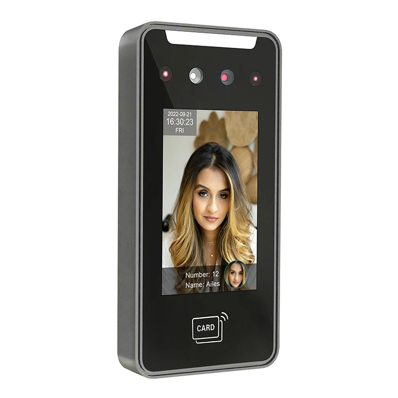Built-In WiFi AI Face Access Control Recognition BiometricsTime Attendance System with ID IC Card Free SDK