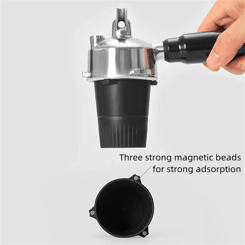 

58mm 51mm 54mm Dosing Cup - Espresso Dosing Cup with Magnet Point 54mm Breville Portafilters Fits Breville 54mm Portafilters ABS