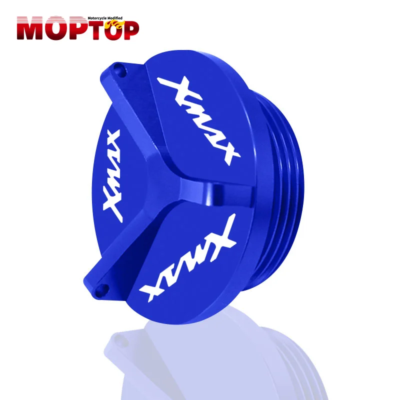 For XMAX400 XMAX250 XMAX300 xmax 2017-2025 M20*1.5 Engine Plug Cover Oil Filter Cap Motorcycle Oil Filler Cap X-MAX