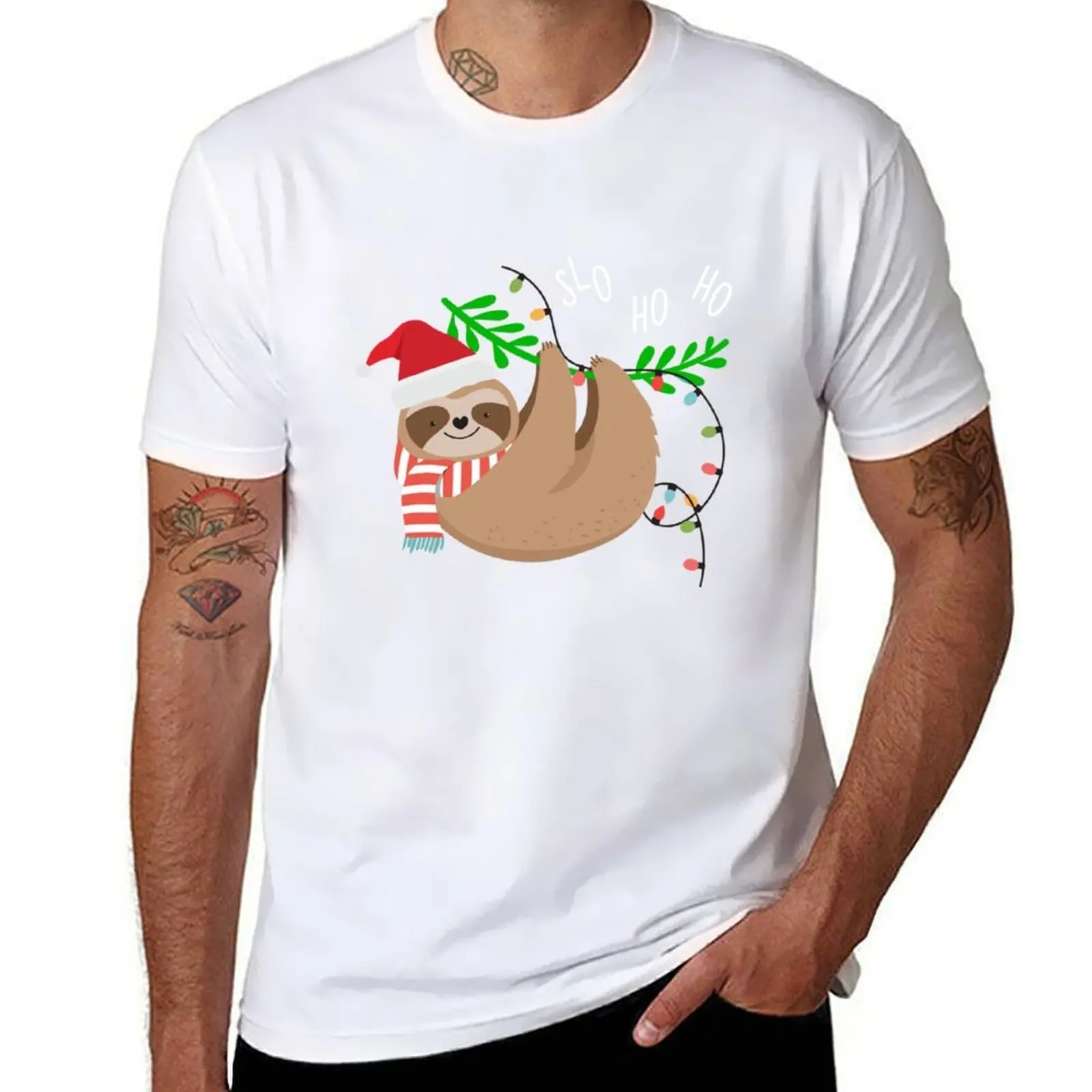 

Merry Slothmas Funny Sloth Christmas T-Shirt man graphic t shirt graphic t shirts for man T-Shirt