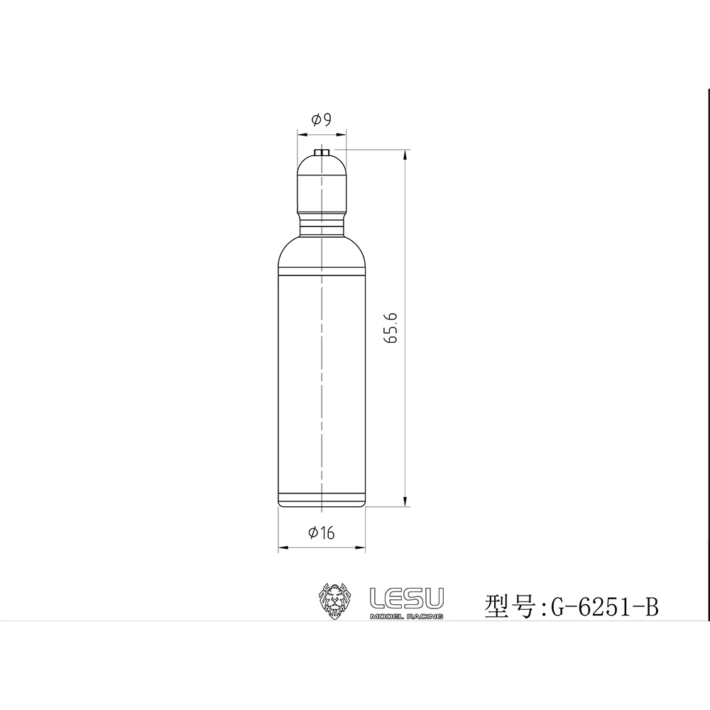 LESU serbatoio di decorazione in acciaio inossidabile modello fai da te pezzi di ricambio per 1/14 RC camion idraulico accessori per escavatori per auto giocattolo