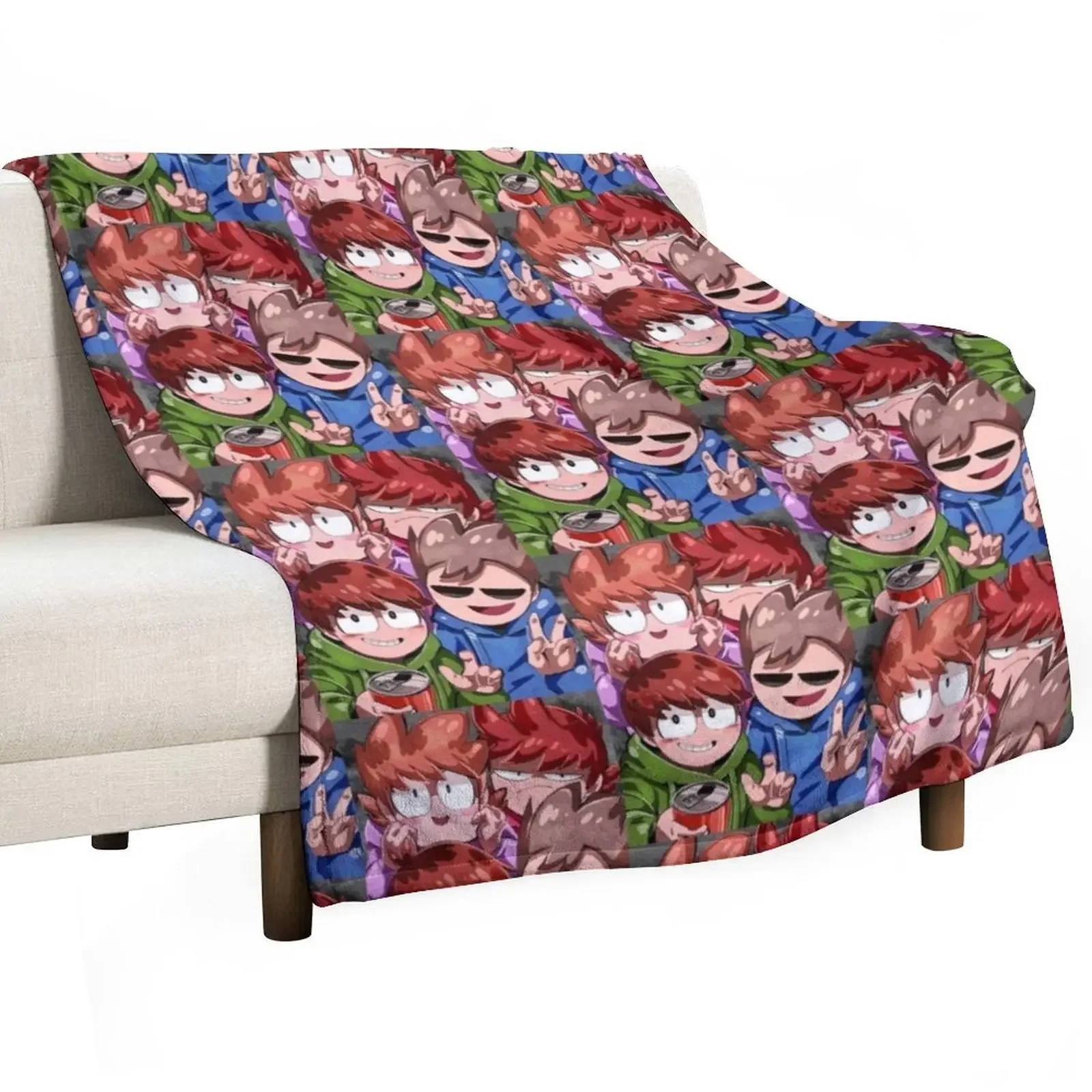 Eddsworld Throw Blanket Flannels Kid'S Furry Blankets