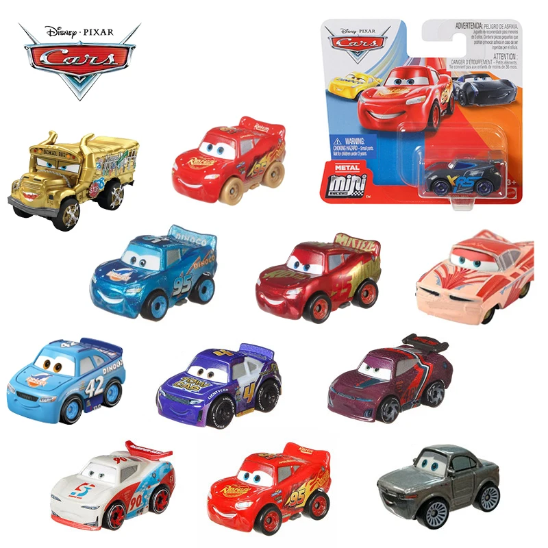 

Disney Pixar Cars 3 Metal Mini Racers Diecast Car Toys Black Storm Jackson Lightning McQueen Car Model Children Toy Gifts GKF65