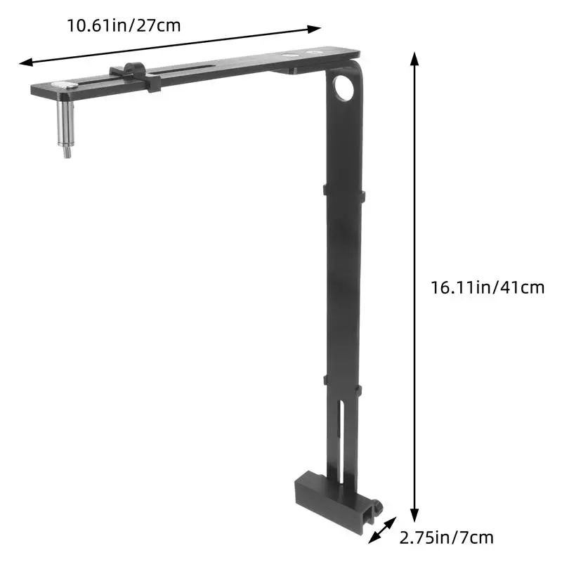 Plant Holder Bracket Aquatic Plant Holder Lamp Braces Aquarium Aluminum Alloy Stand Hanging Spotlight Accessories For Aquarium