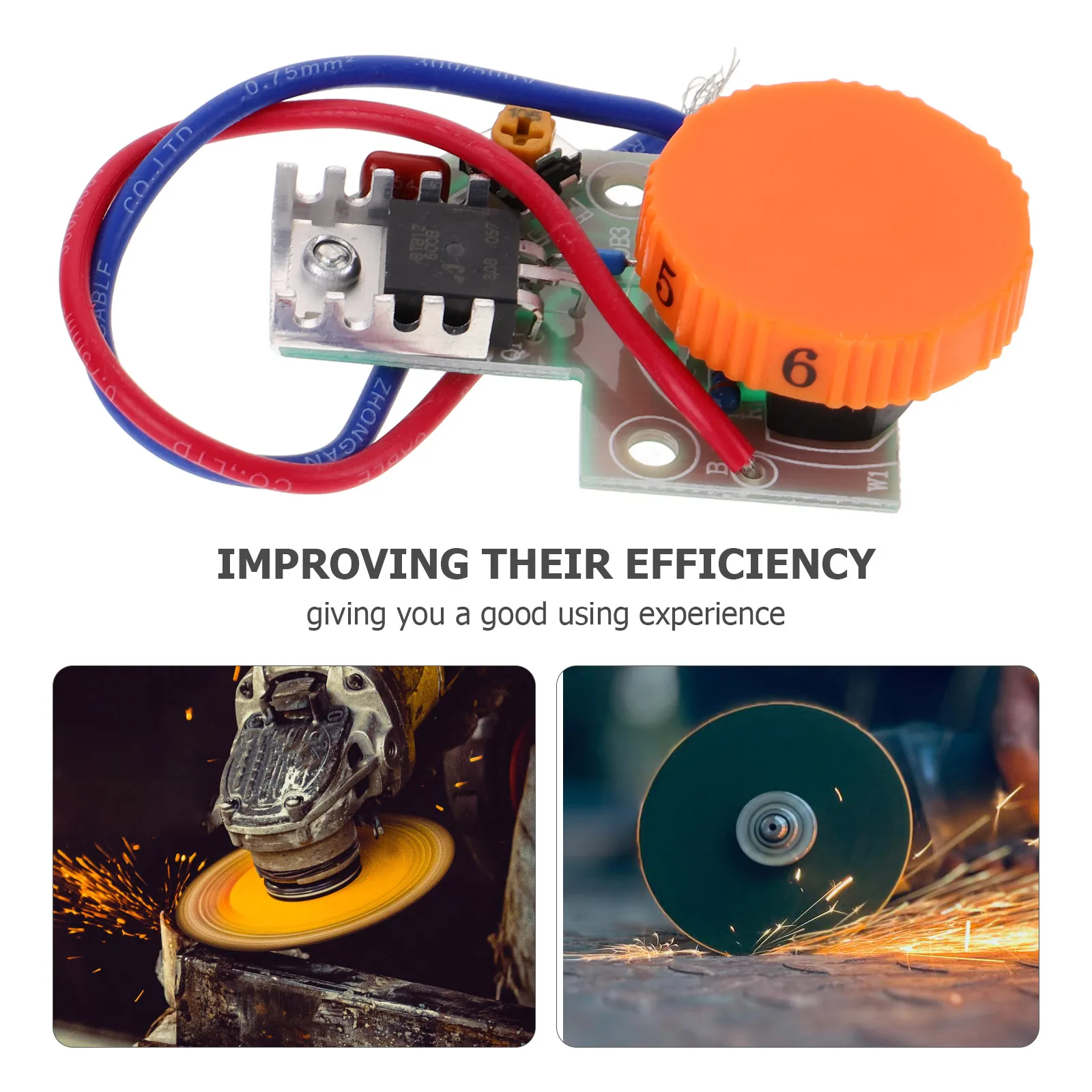 

Polishing Machine Speed Controller Switch Angle Grinder Part Electric Tool Component Pwm Plastic Power Regulator Motor