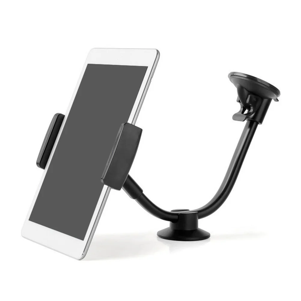 

1Set Car Phone Tablet Holder Long Pole Adjustable Phone Stand Stabilizing Bendable Bracket Lock Buckle Non Slip Suction Cup Car