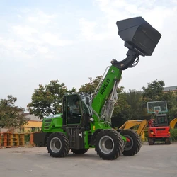 Telescopic Boom Loader Wheeled Multifunctional Construction Machinery Forklift TL2500 Telescopic Boom Crane Forklift Loader